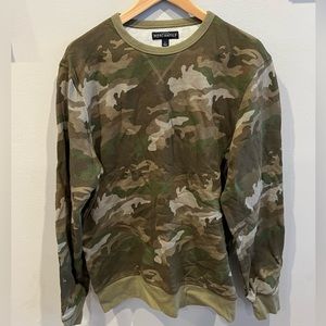 Mens Large J. Crew camouflage sweater
